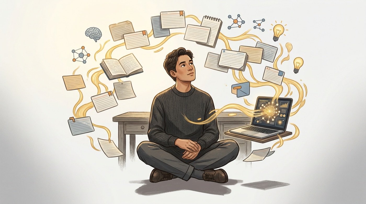 The Evolution of Second Brains: From Zettelkasten to AI-Powered Context