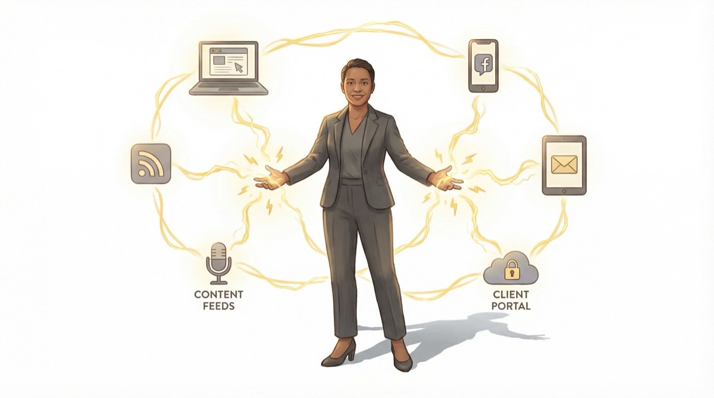 A connected digital identity hub